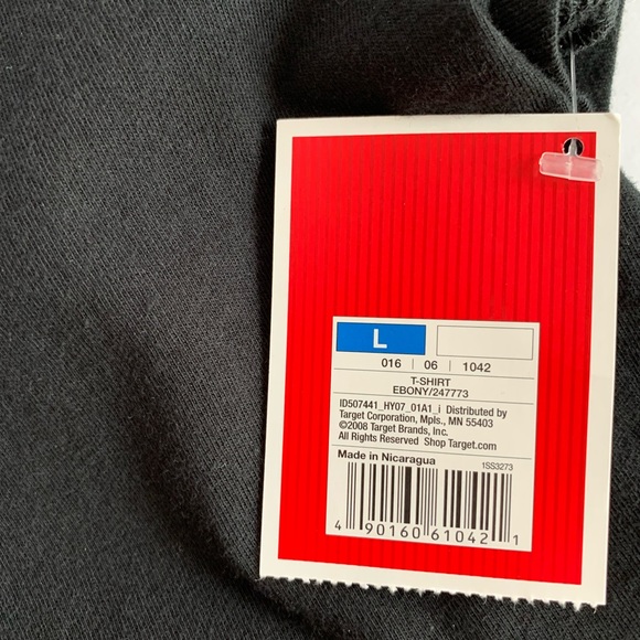 Black Rhinestone Reindeer T-shirt Sz L - Picture 4 of 4